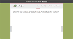 Desktop Screenshot of krua-bangkok.com